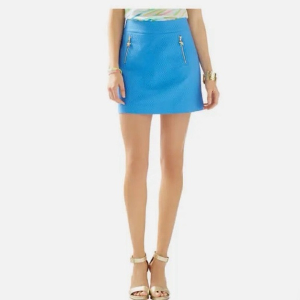 Lilly Pulitzer Womens Skirt/ Skort 
Blue Marigold Starfish